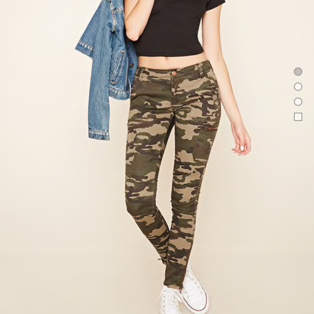 Camo Skinny Jeans